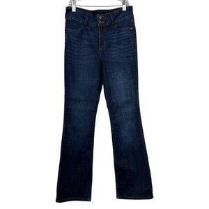 BCBGeneration Mid Rise Boot Cut Bootcut Dark Wash Stretch Denim Jeans 3 26 Y2K